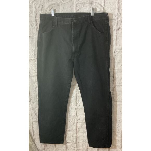 Rustler Mens Jeans Black Size 42 X 30 Excellent - Picture 2 of 6